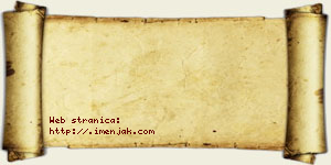 Hana Paralatić vizit kartica